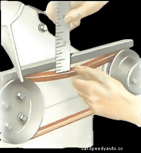 Adjusting and replacing a power-steering drive belt