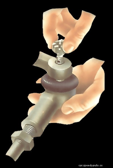 Refitting track rods and ball joints