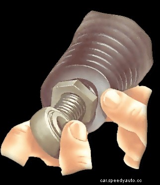 Refitting track rods and ball joints