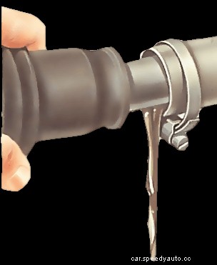 Replacing steering-rack gaiters