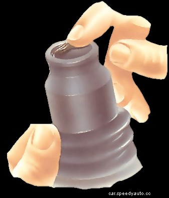 Replacing steering-rack gaiters