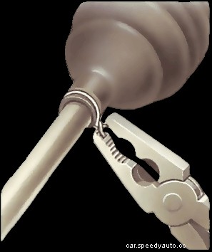 Replacing steering-rack gaiters