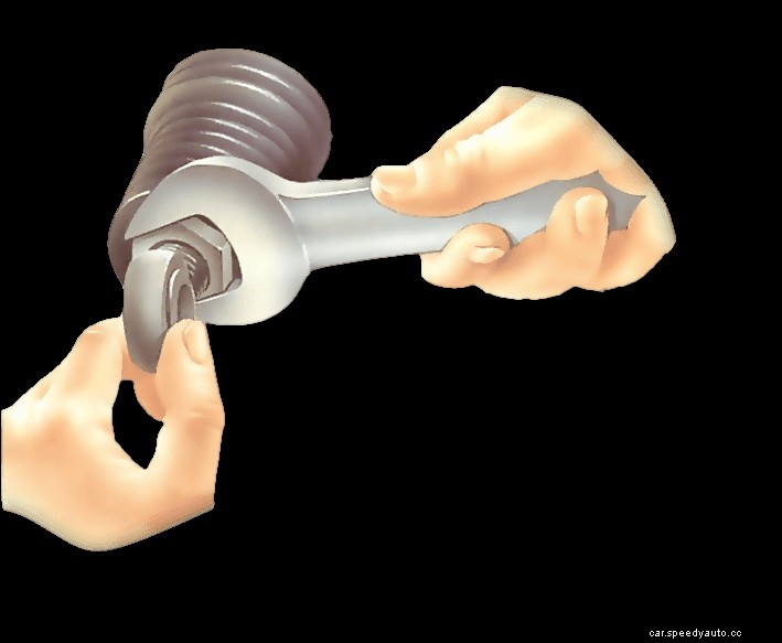 Replacing steering-rack gaiters