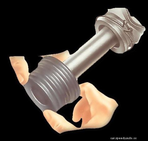 Replacing steering-rack gaiters