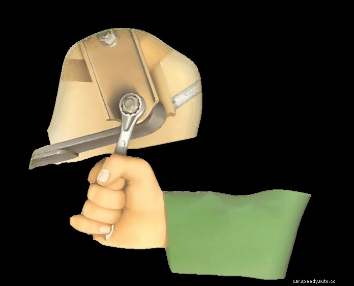 Cleaning and checking leaf springs