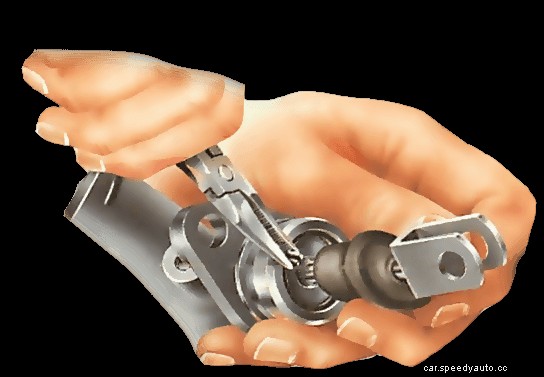 Fitting new clutch seals and removing a slave cylinder