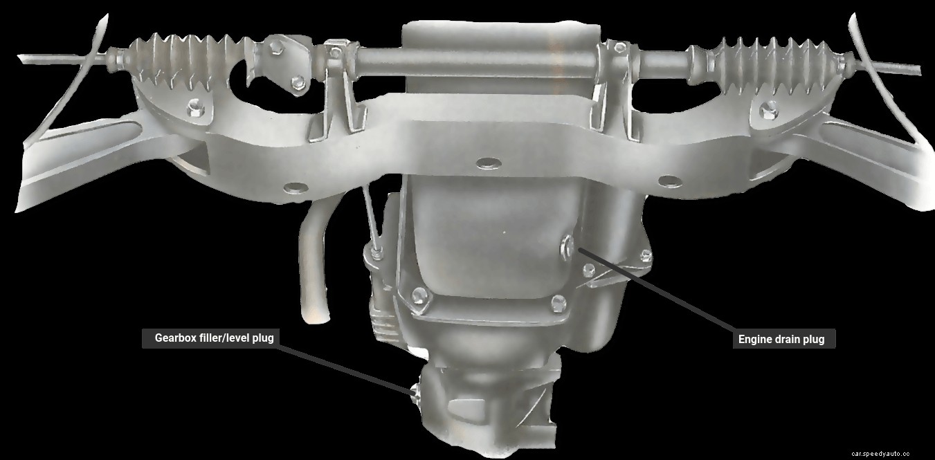Checking the gearbox oil level, draining and refilling