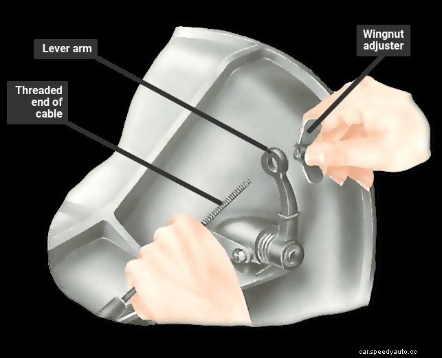 Checking a clutch cable