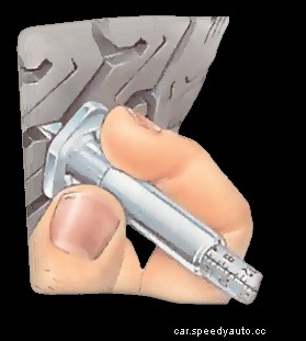 Checking for wheel and tyre damage