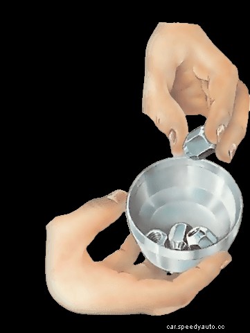 Checking, removing and refitting road wheels