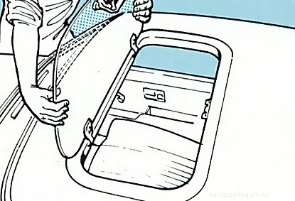 Fitting a sunroof
