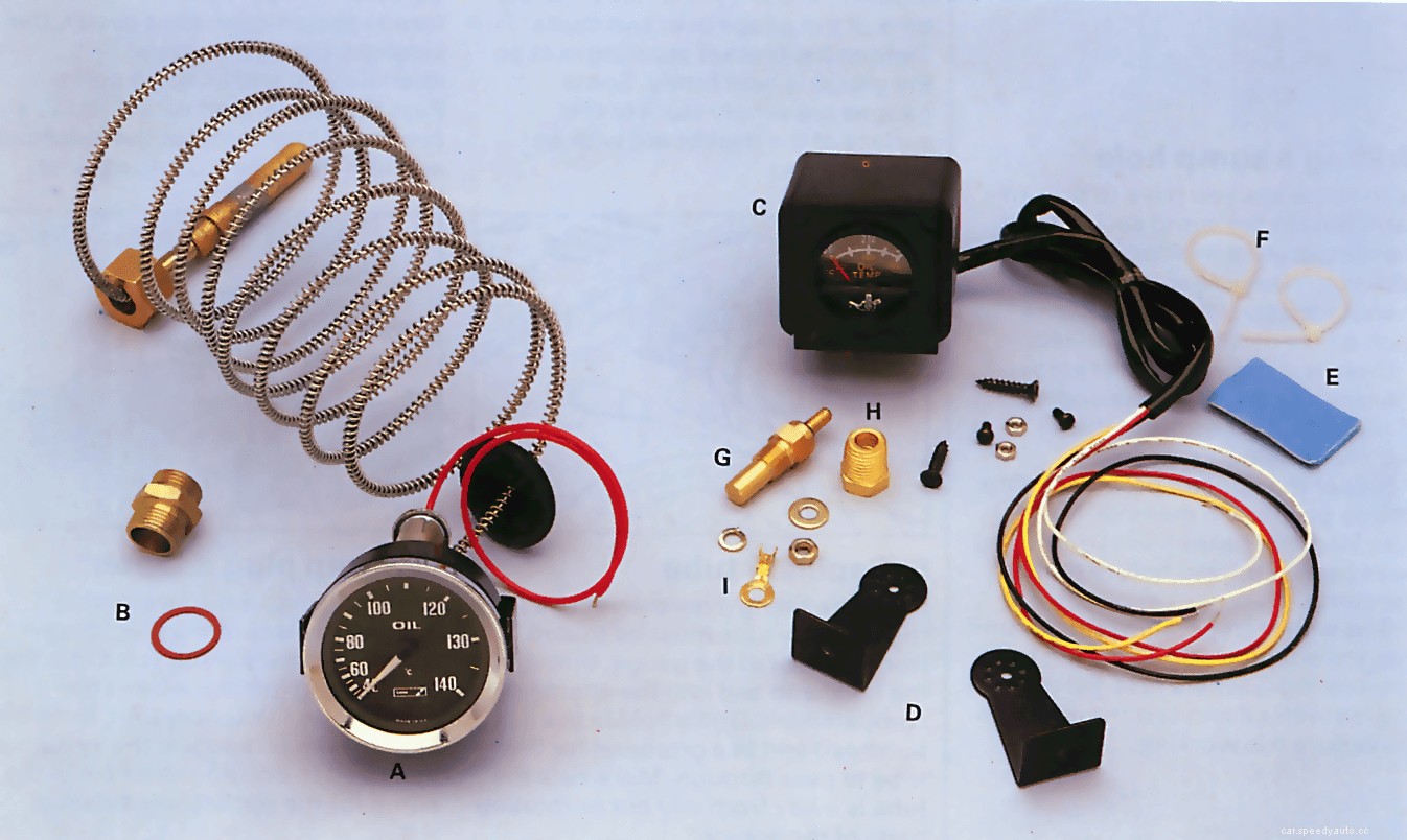 How to install an oil temperature gauge