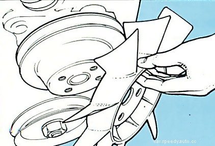 Fitting an electric fan to a car