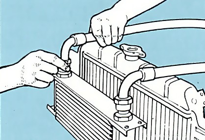 How to fit an oil radiator