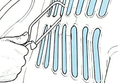 Fitting an electric fan to a side radiator