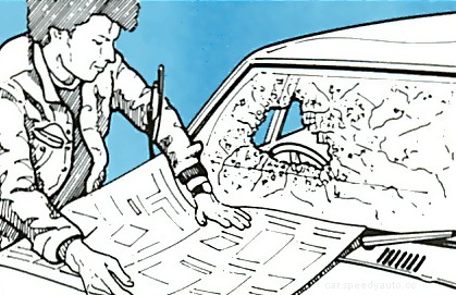 What to do if the windscreen shatters