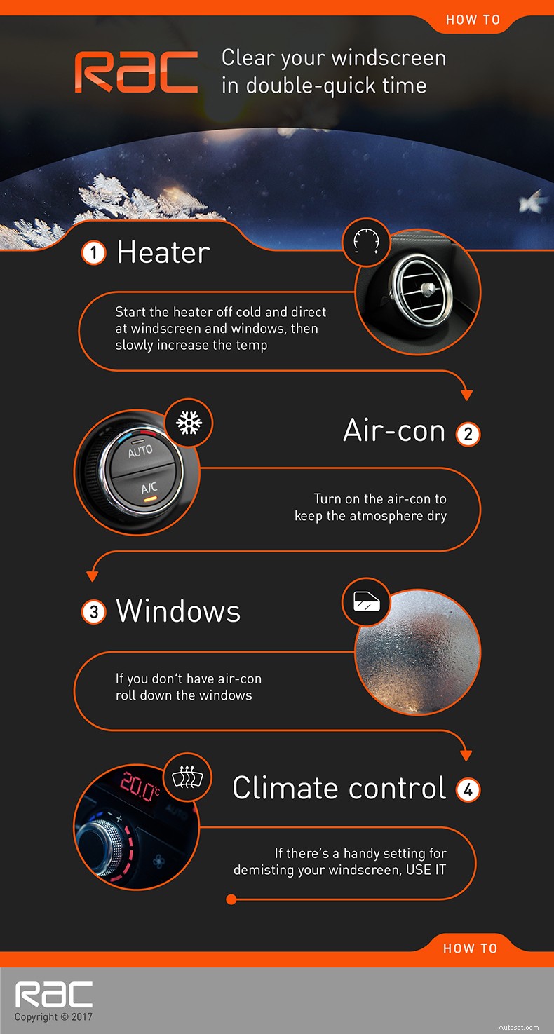 How to demist your windscreen in double-quick time