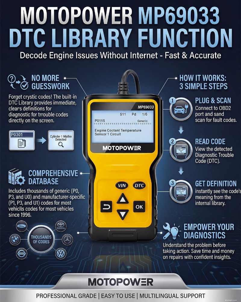MOTOPOWER MP69033 vs MP69040: Assessing the $15 Upgrade for Better Diagnostics