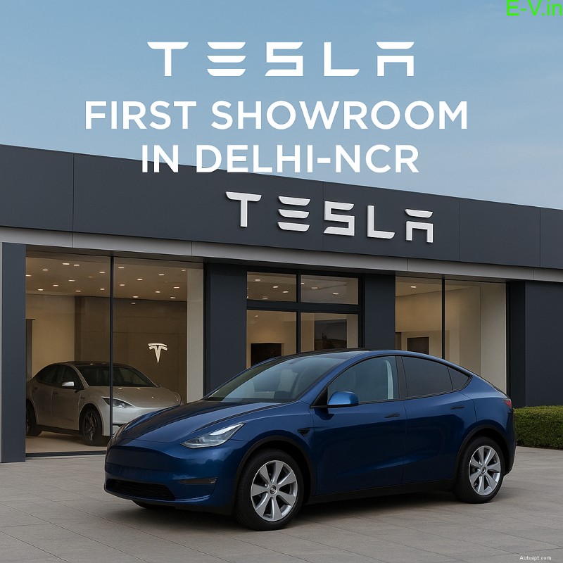 Tesla Expands Footprint in India: Launches First Delhi‑NCR Showroom in Aerocity