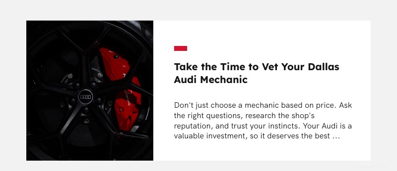 Find the Best Audi Mechanic in Dallas: 12 Must-Ask Questions to Protect Your Investment