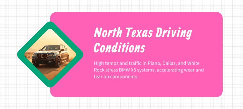 Expert BMW X5 Repairs in Plano, Dallas & White Rock – Certified Diagnostics & Full-System Service