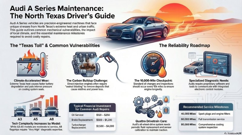 Audi A Series Repairs in Dallas & Plano: Expert Guide for Drivers