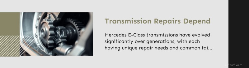Dallas & Plano Mercedes E-Class Repair: Expert Technicians for Advanced Technology