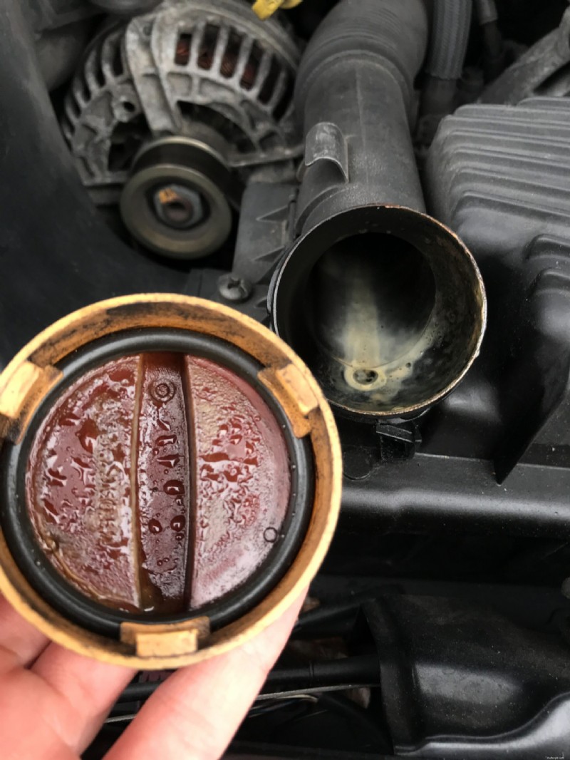 What Does the White Milky Substance Under Your Oil Cap Mean?