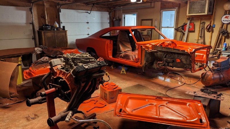 Reviving a Classic: Transforming My 1969 Dodge Charger with Industrial Paint