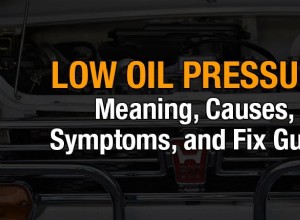 Low Oil Pressure: Meaning, Causes, Symptoms, and Fix Guide