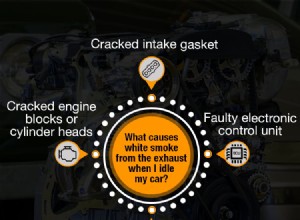 White smoke from the exhaust when idling: What is the situation?