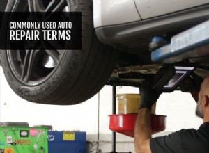 Commonly Used Auto Repair Terms