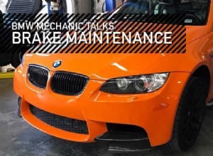 BMW Mechanic Talks Brake Maintenance