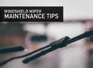 Windshield Wiper Maintenance Tips