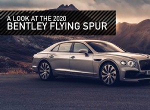 A Look At The 2020 Bentley Flying Spur