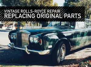 Vintage Rolls-Royce Repair: Replacing Original Parts