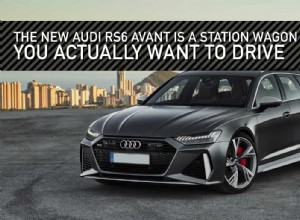 The New Audi RS6 Avant Is A Station Wagon You Actually Want To Drive