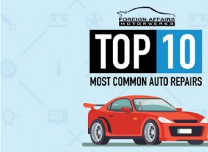 The Top 10 Most Common Auto Repairs