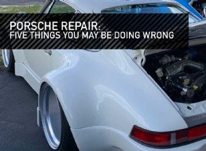 Porsche Repair: Five Things You May Be Doing Wrong