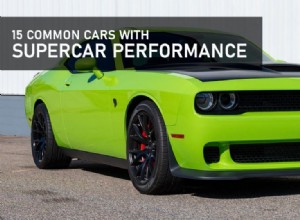 15 Common Cars With Supercar Performance