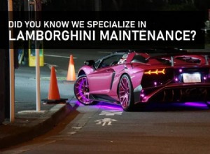 Did You Know That We Specialize In Lamborghini Maintenance?