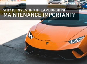 Why Is Investing In Lamborghini Maintenance Important?