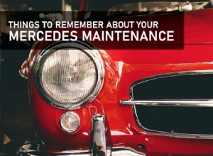 Things To Remember About Your Mercedes Maintenance