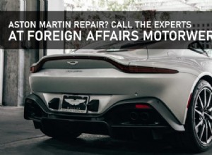 Aston Martin Repair? Call The Experts At Foreign Affairs Motorwerks