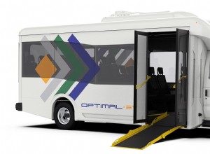 Optimal-EV Introduces S1LF Low-floor Electric Shuttle Bus