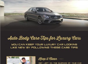 Auto Body Care Tips for Luxury Cars