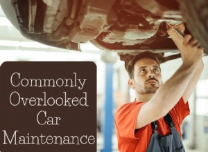 4 Commonly Overlooked Car Maintenance Items