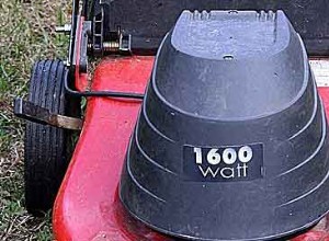 Electric lawn mower maintenance