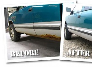 Car Rust Repair: Repairing a Rust Hole in a Car