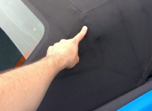 How to Repair Convertible Top (No Sewing)